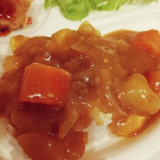 子供が大好き！チーズ入りカレー♥